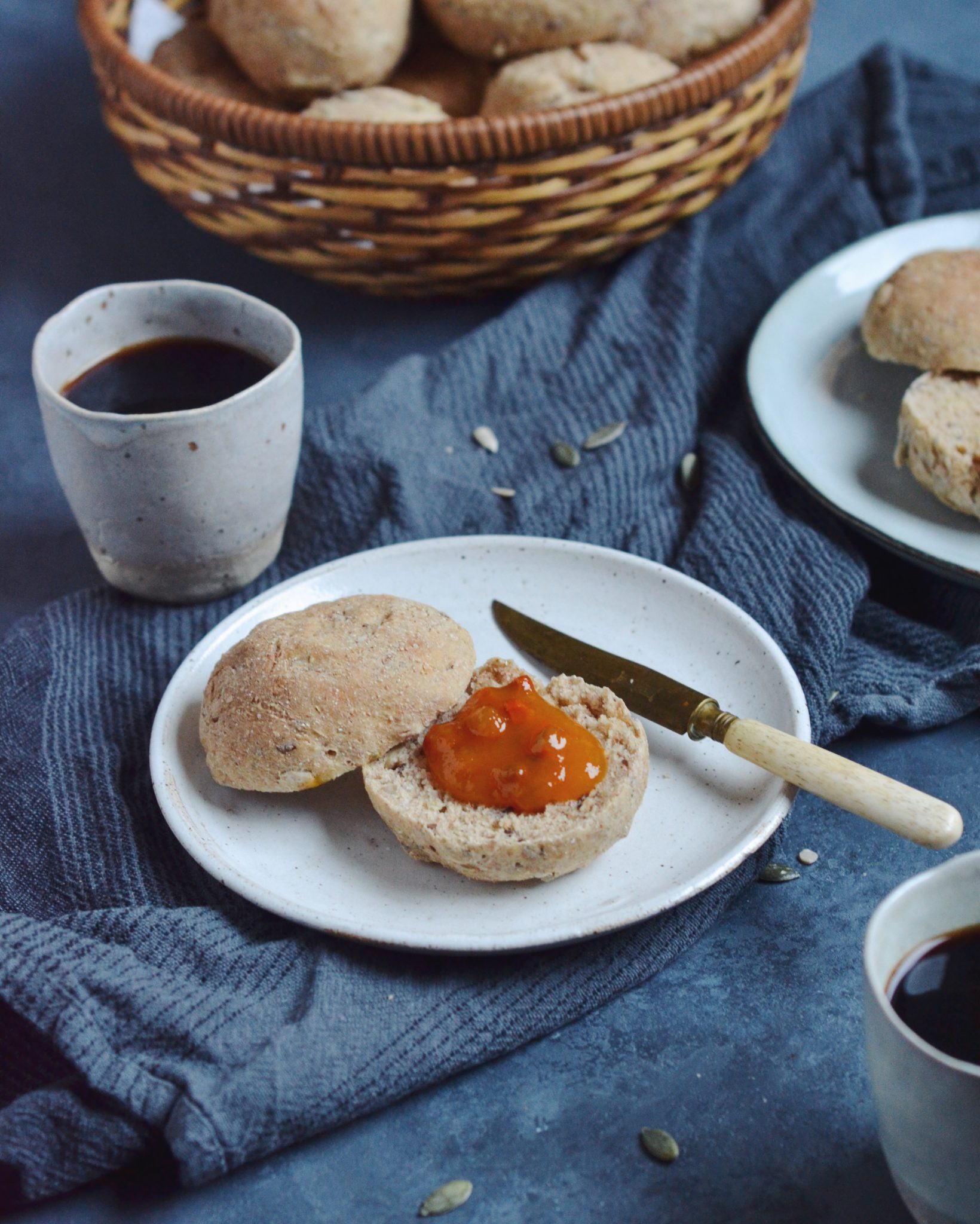 sunde morgenboller med kerner Hurtige og sunde morgenboller med kerner 3