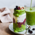 Chia parfait med brombær og greenie 2