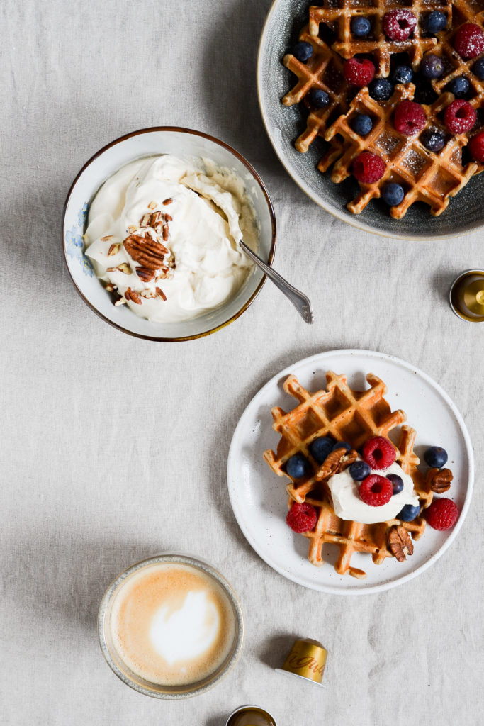 Fuldkornsvafler med kaffecreme 5