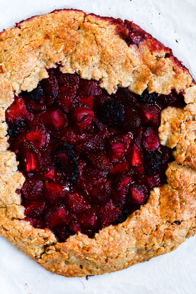 sød galette med sommerbær opskrift kage